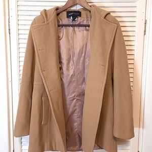 Moda International women's beige peacoat- sz. 6